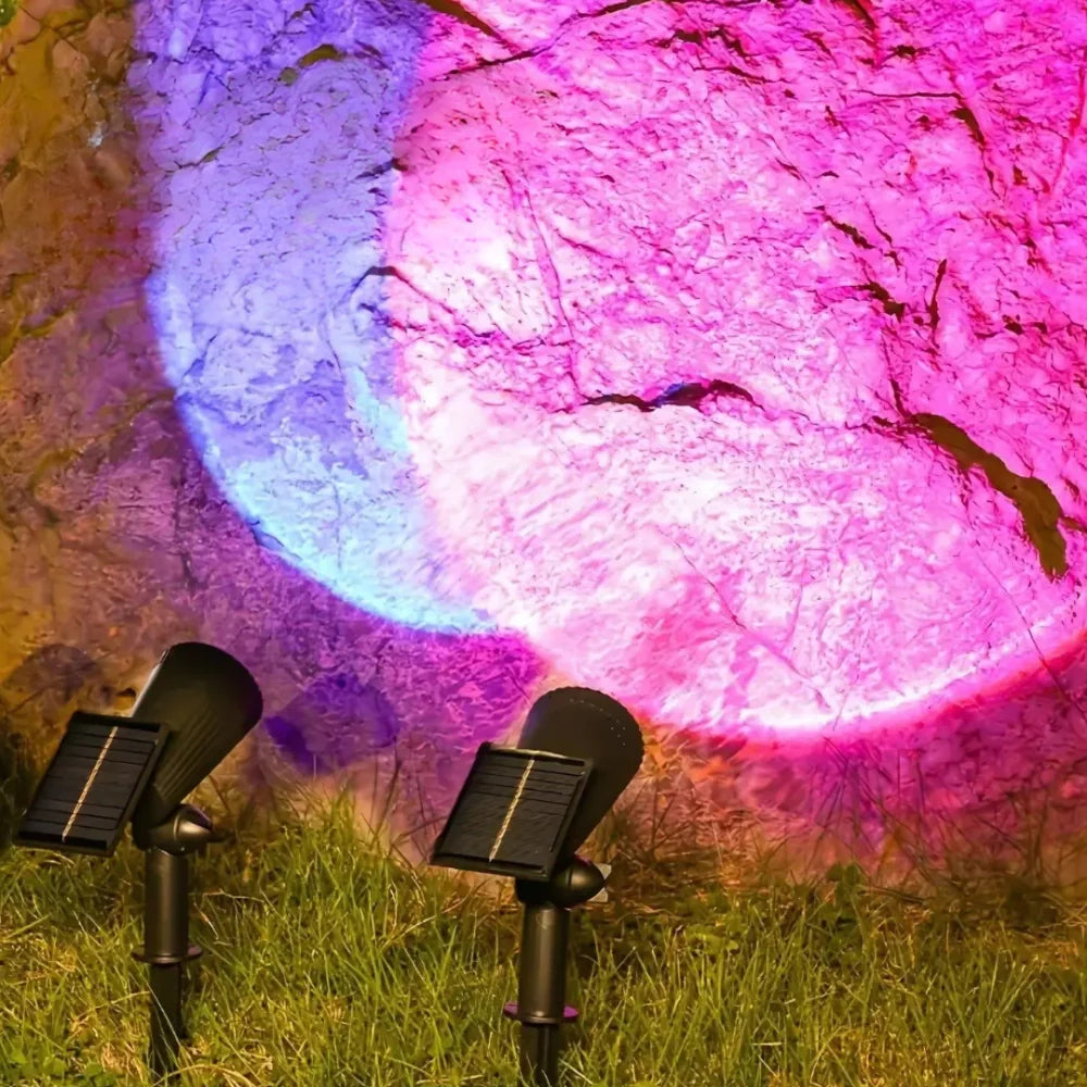 Solenergidriven Trädgårdsspotlight