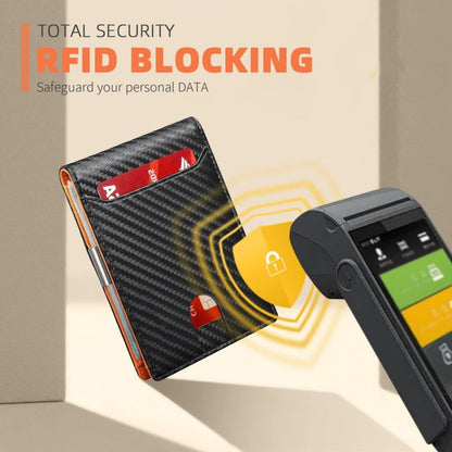 Icon™ SlimWallet: Ultrasmal och säker RFID-läderplånbok för män