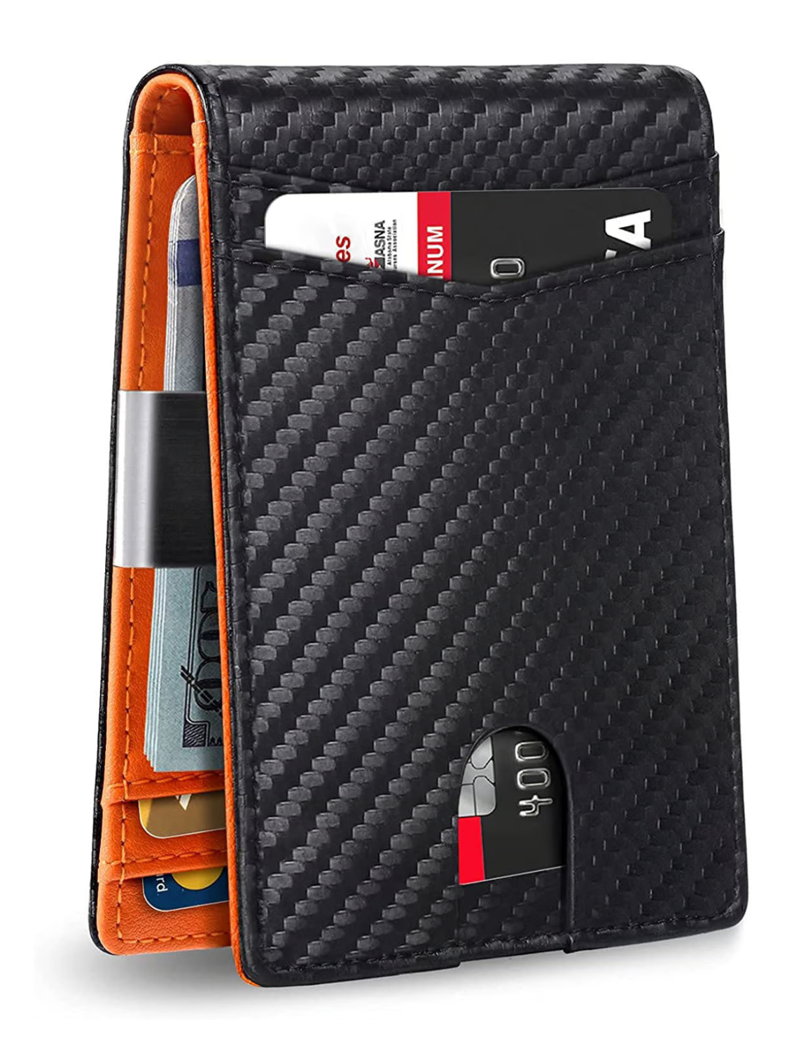 Icon™ SlimWallet: Ultrasmal och säker RFID-läderplånbok för män